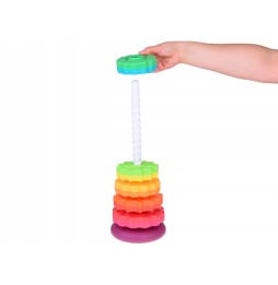 Colorful Stacking Pyramid for Kids