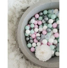 Light Gray Ball Pit with 250 Balls