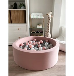 Ball Pool in Powder Pink with 200 Balls