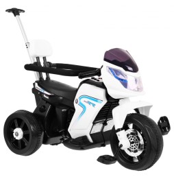 Electric 3-in-1 Motorbike for Kids White