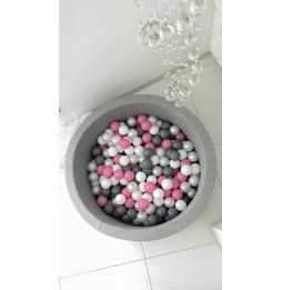 Light Gray Ball Pit with 250 Balls