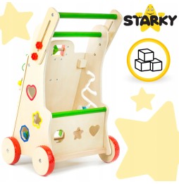 Wooden 3in1 Push Toy Ride-On