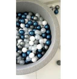 Light Gray Ball Pit with 250 Balls