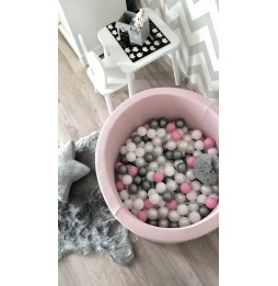 Ball Pool in Powder Pink with 200 Balls