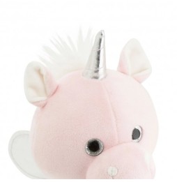 Small Pink Unicorn Plush Toy - 25 cm