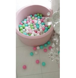 Ball Pool in Powder Pink with 200 Balls