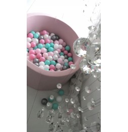 Ball Pool in Powder Pink with 200 Balls