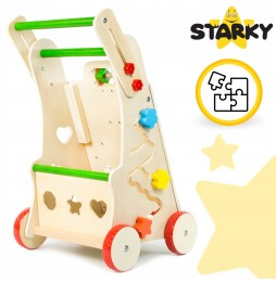 Wooden 3in1 Push Toy Ride-On