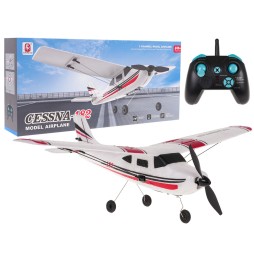 Avion telecomandat Cessna-182 pentru copii și adulți