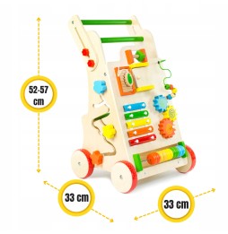 Wooden 3in1 Push Toy Ride-On