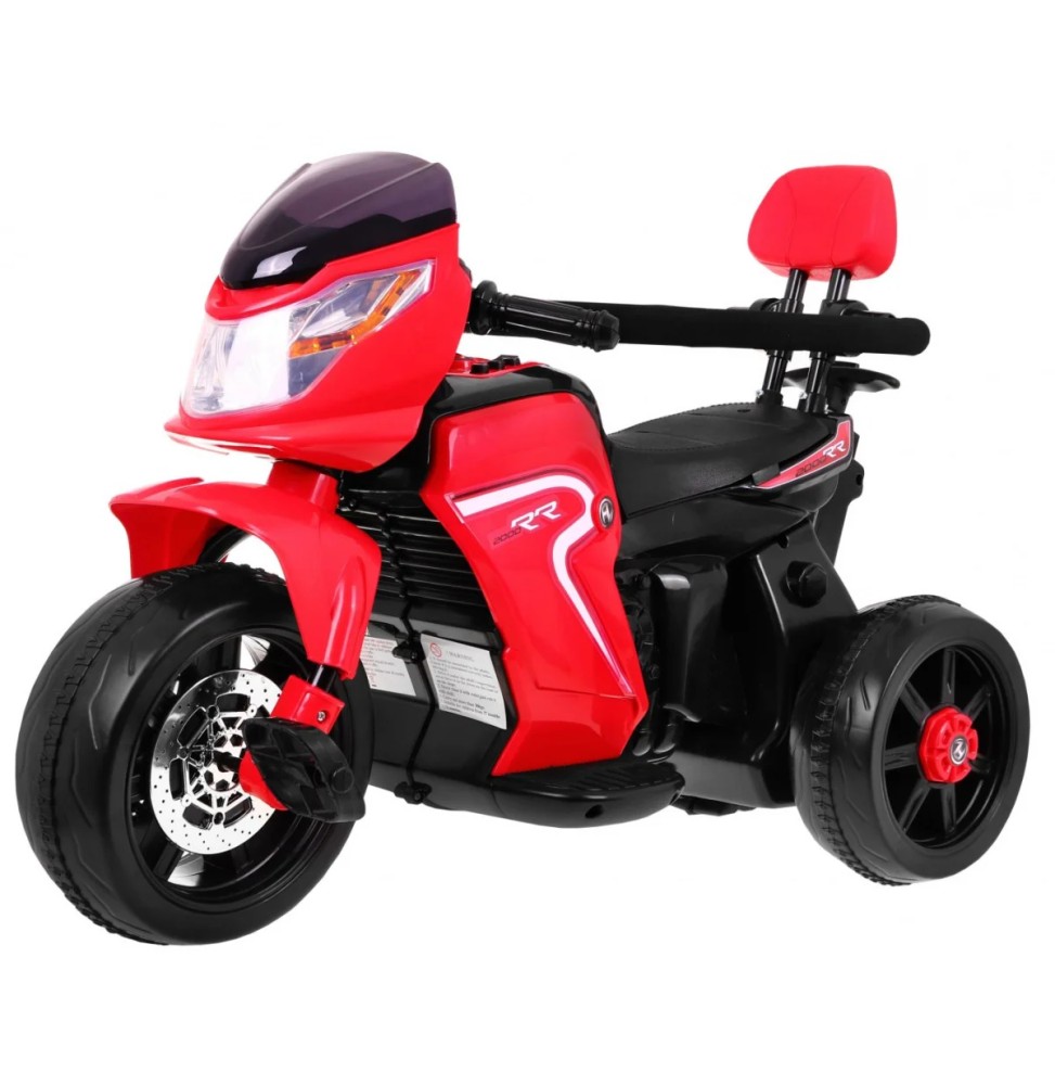 3-in-1 Electric Motorcycle Trike for Kids Red