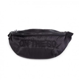 Childhome Quilted Banana Bag Black Fanny Pack