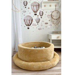 Plush Ball Pit Mustard 30x90