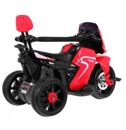 3-in-1 Electric Motorcycle Trike for Kids Red