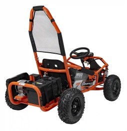 MUD MONSTER Orange Vehicle - Electric Go-Kart