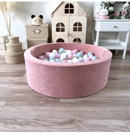 Velvet Ball Pit 30x90 cm Pink