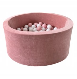 Velvet Ball Pit 40x90 Pink