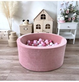 Velvet Ball Pit 40x90 Pink