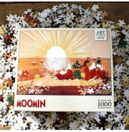 Artistic Moomins Puzzle 1000 pcs - Red