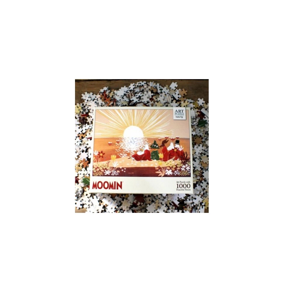 Artistic Moomins Puzzle 1000 pcs - Red