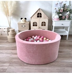 Velvet Ball Pit 40x90 Pink