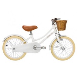 Banwood bicicletă albă - bicicletă elegantă pentru copii