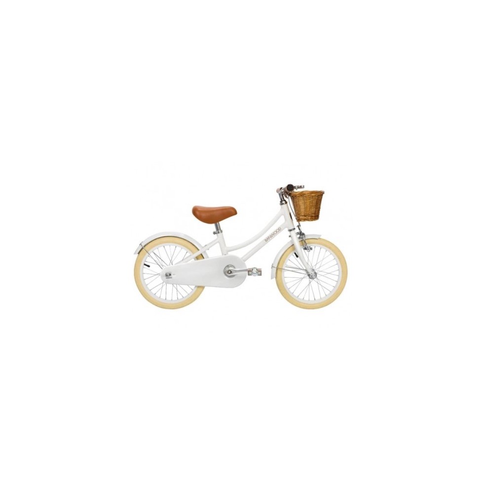 Banwood bicicletă albă - bicicletă elegantă pentru copii