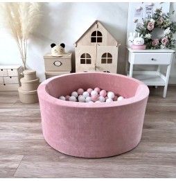 Velvet Ball Pit 40x90 Pink