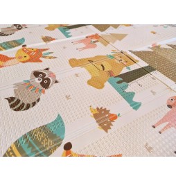 Dwustronna mata piankowa 180x200 cm