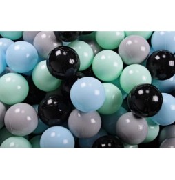 Set of 500 Plastic Balls 7cm for Play