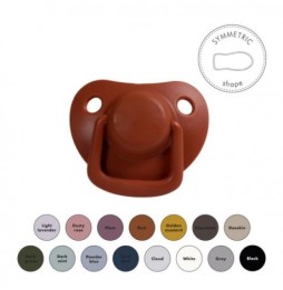 Filibabba Pacifiers 2 pcs 0m+ Rust Color