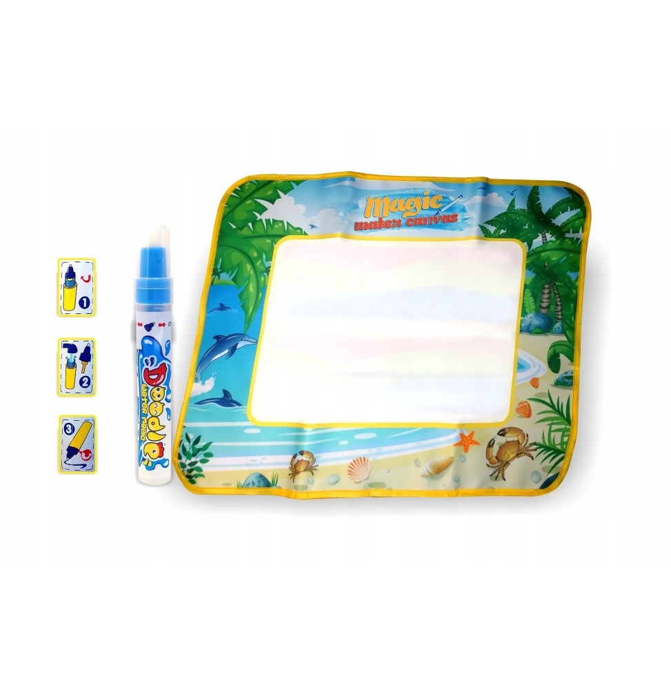 Water Drawing Mat with Marker