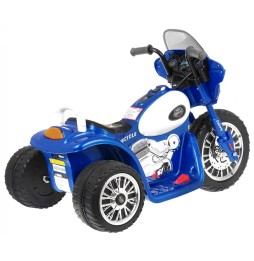 Blue Chopper Motorcycle for Kids with Sounds & Lights