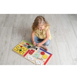 Sensoryczna tablica manipulacyjna XXL dla dzieci
