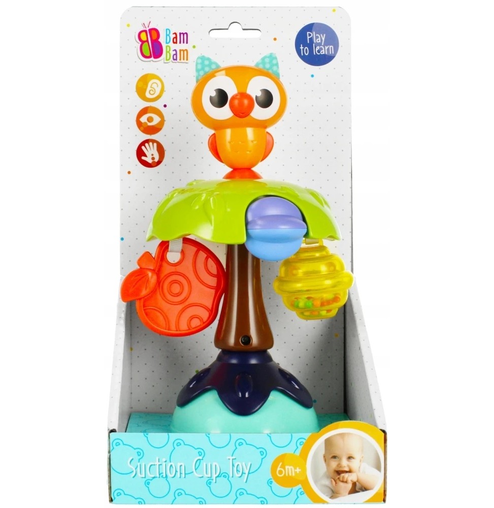 Bam Bam Educational Owl with Suction Cup