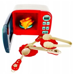 Toy Microwave with Accessories by Mega Creative