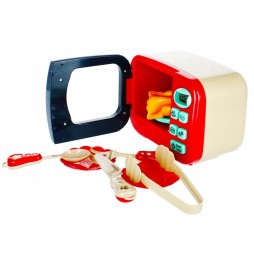 Toy Microwave with Accessories by Mega Creative