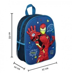 3D Avengers Preschool Backpack for Kids