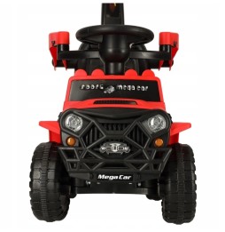 Red 3-in-1 MEGA Car Ride-On Push Toy