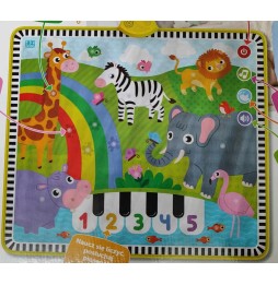 Musical Play Mat Colorful Safari for Kids