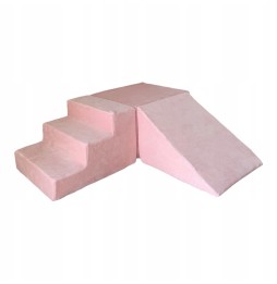 Pink Velvet 3-Piece Foam Playground