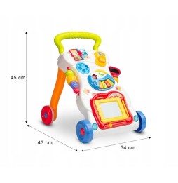 Toyz Interactive Musical Push Walker for Kids