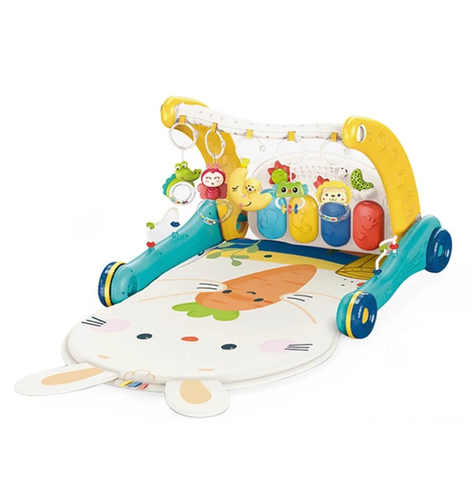 2-in-1 Educational Play Mat with Walker