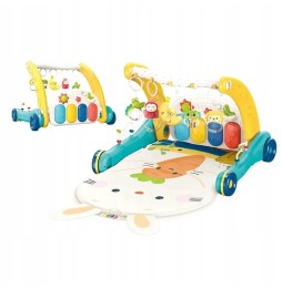 2-in-1 Educational Play Mat with Walker