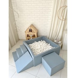 Foam Play Set 400 pcs. Balls Blue