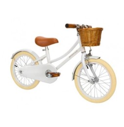 Banwood bicicletă albă - bicicletă elegantă pentru copii