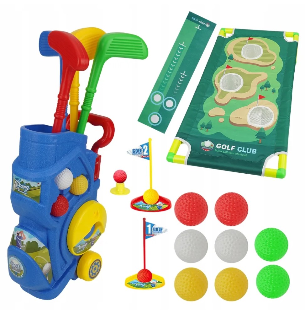 Set de golf pentru copii - 21 de elemente