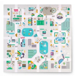 Educational Puzzle Foam Mat 120x120 cm