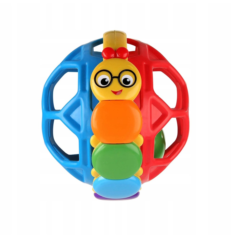 Colorful Plastic Ball with Rattle