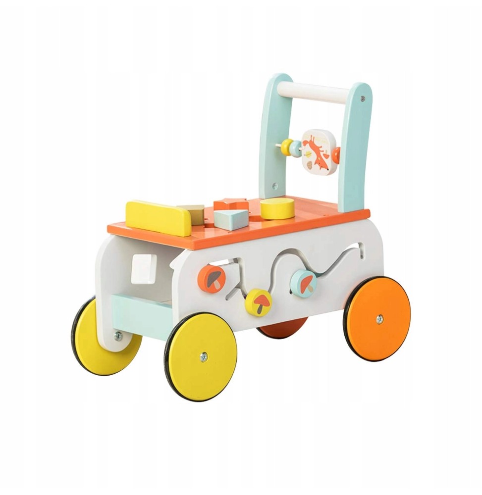 Labebe Wooden Walker with Blocks